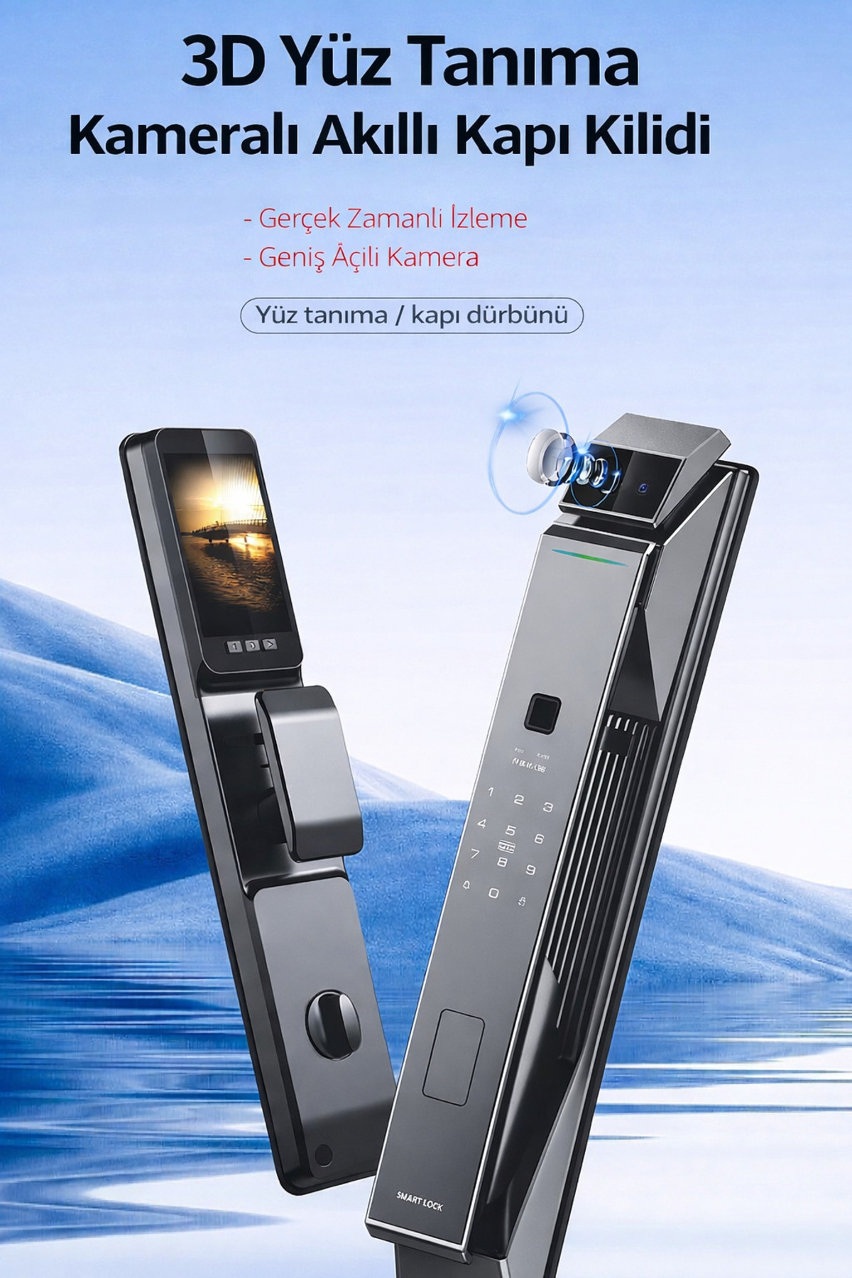 larens elİxa f7 pro akıllı kapı kilidi – yüz tanıma, parmak İzi, Şifre, kart ve tuya uygulama destekli larens elİxa f7 pro akıllı kapı kilidi – yüz tanıma, parmak İzi, Şifre, kart ve tuya uygulama destekli